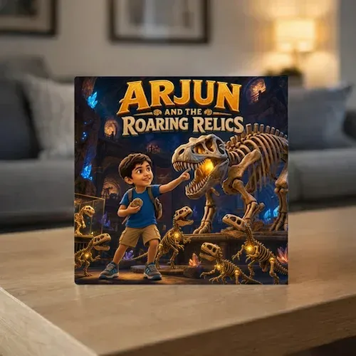 Arjun and the Roaring Relics — personalized children's storybook idea