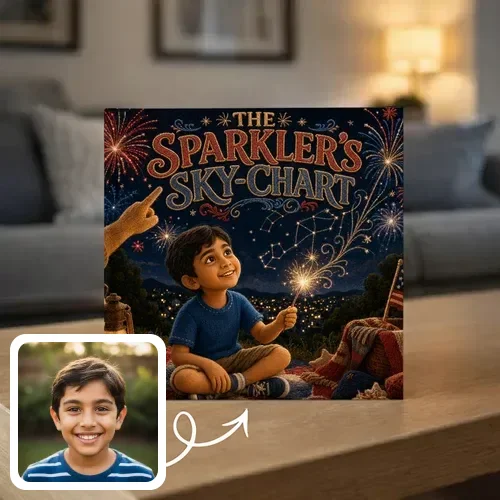 Personalized storybook - The Sparkler's Sky-Chart - Genie in a Book