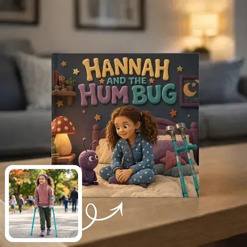 Personalized storybook - Hannah and the Hum Bug - Genie in a Book