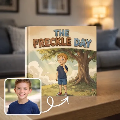 Personalized storybook - Jackson's Freckled Day - Genie in a Book