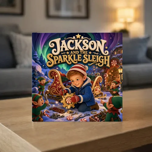 Jackson and the Sparkle Sleigh — personalized children's storybook idea