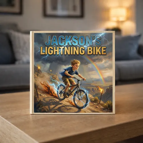 Jackson's Lightning Bike — personalized children's storybook idea