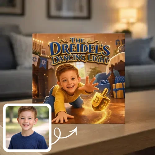 Personalized storybook - The Dreidel's Dancing Light - Genie in a Book
