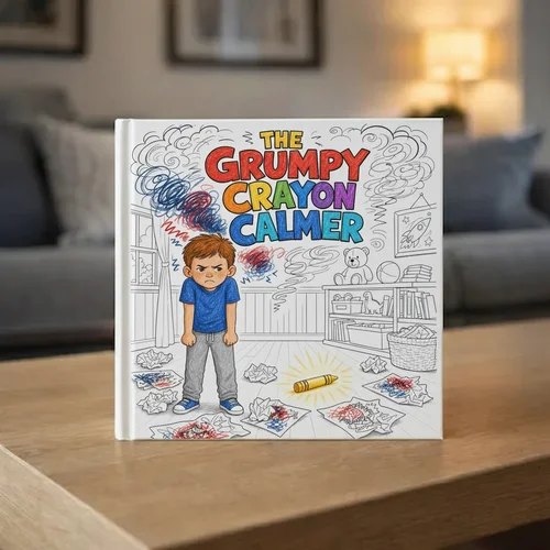 The Grumpy Crayon Calmer — personalized children's storybook idea