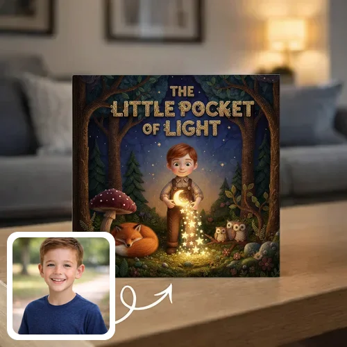 Personalized storybook - The Little Pocket of Light - Genie in a Book