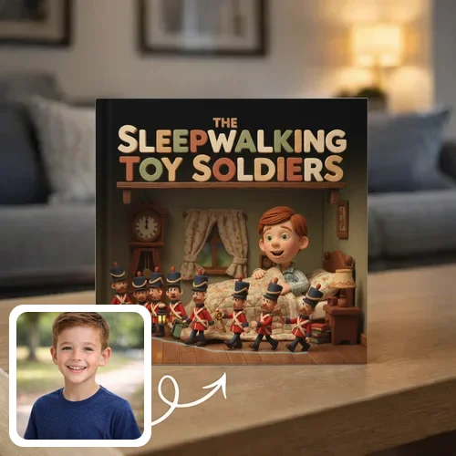 Personalized storybook - The Sleepwalking Toy Soldiers - Genie in a Book
