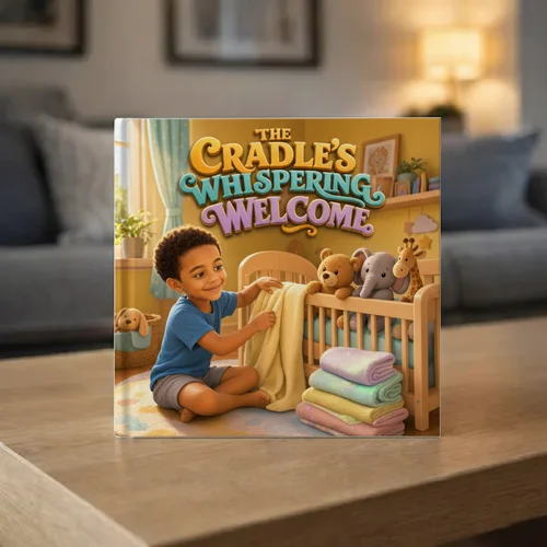 The Cradle’s Whispering Welcome — personalized children's storybook idea