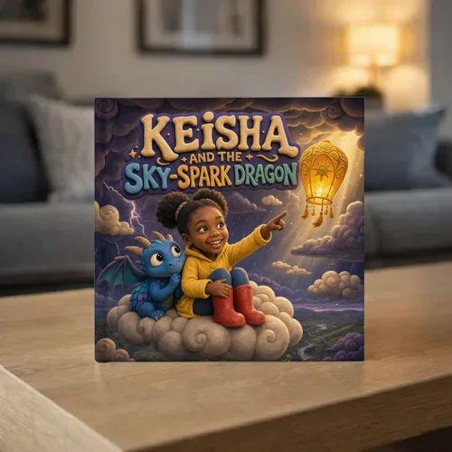 Keisha and the Sky-Spark Dragon — personalized children's storybook idea