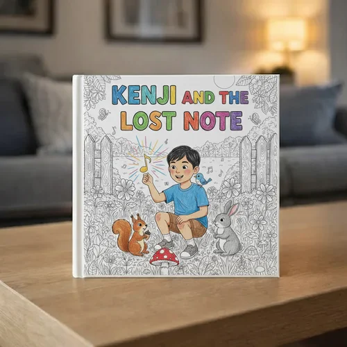 Kenji and the Lost Note — personalized children's storybook idea