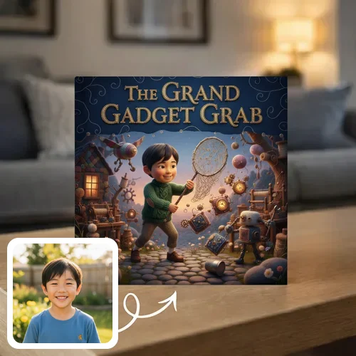 Personalized storybook - The Grand Gadget Grab - Genie in a Book