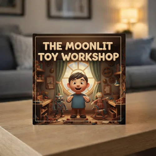 The Moonlit Toy Workshop — personalized children's storybook idea