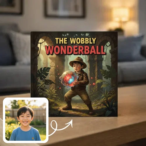 Personalized storybook - The Wobbly Wonderball - Genie in a Book