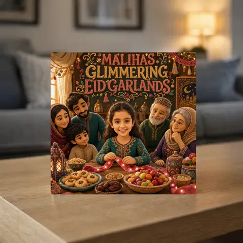 Maliha's Glimmering Eid Garlands — personalized children's storybook idea