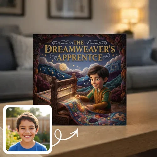 Personalized storybook - The Dreamweaver's Apprentice - Genie in a Book