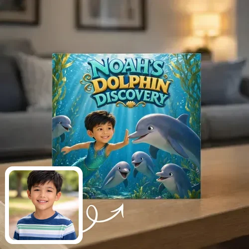 Personalized storybook - Noah's Dolphin Discovery - Genie in a Book