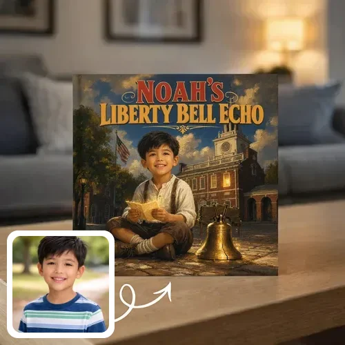 Personalized storybook - Noah's Liberty Bell Echo - Genie in a Book