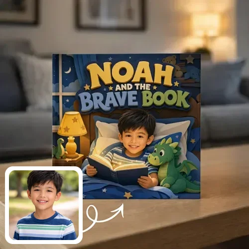 Personalized storybook - Noah and the Brave Book - Genie in a Book