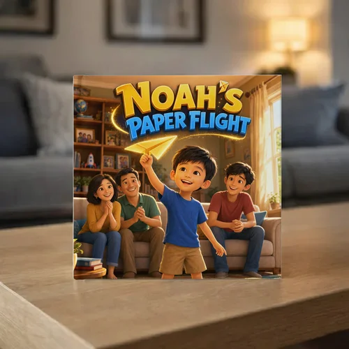 Noah's Paper Flight — personalized children's storybook idea