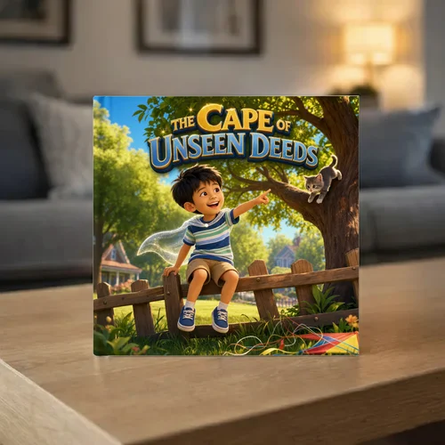 The Cape of Unseen Deeds — personalized children's storybook idea