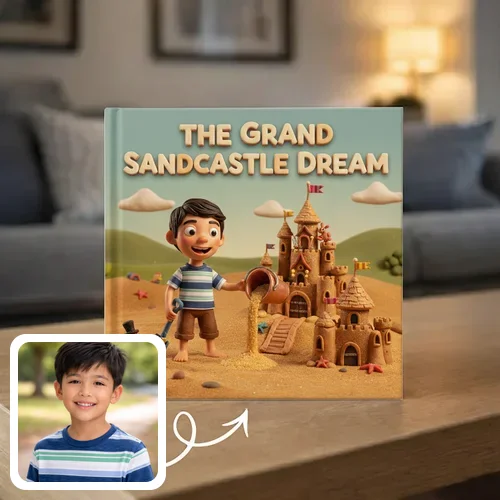 Personalized storybook - The Grand Sandcastle Dream - Genie in a Book