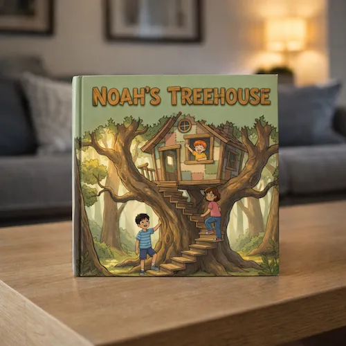 Noah the Treehouse Builder — personalized children's storybook idea