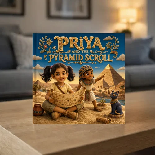 Priya and the Pyramid Scroll — personalized children's storybook idea