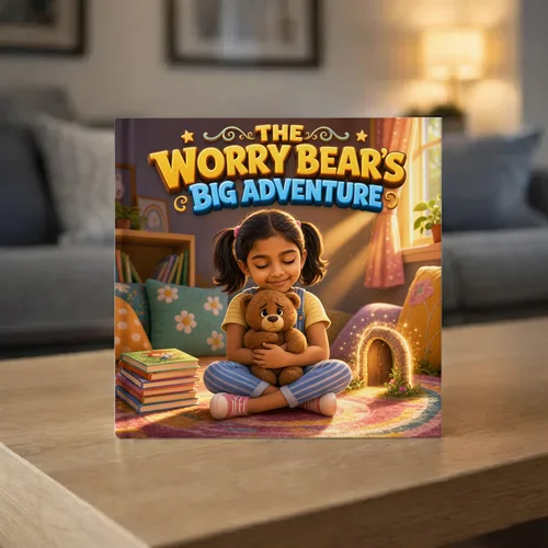 The Worry Bear's Big Adventure — personalized children's storybook idea