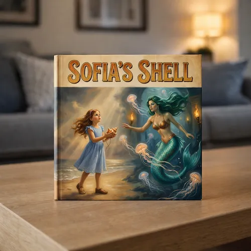 Sofia's Shell Adventure — personalized children's storybook idea