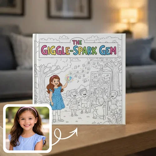Personalized storybook - The Giggle-Spark Gem - Genie in a Book