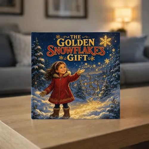 The Golden Snowflake's Gift — personalized children's storybook idea