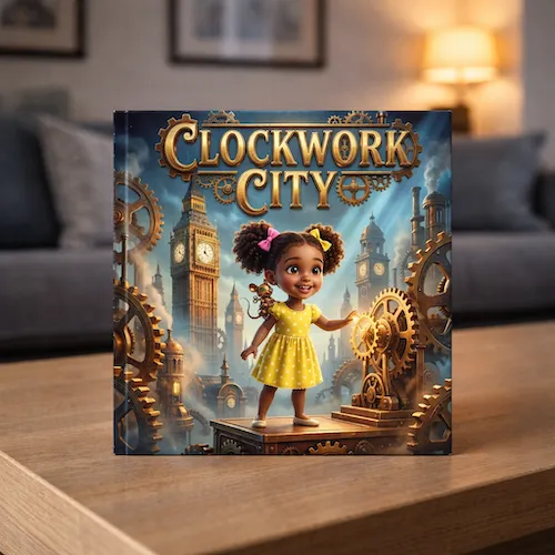 Clockwork City — personalized children's storybook idea