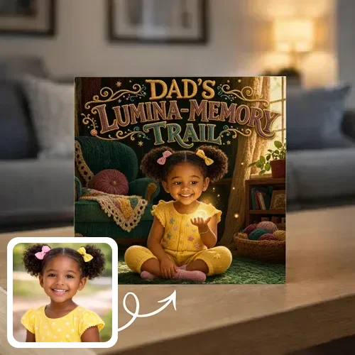 Personalized storybook - Dad's Lumina-Memory Trail - Genie in a Book