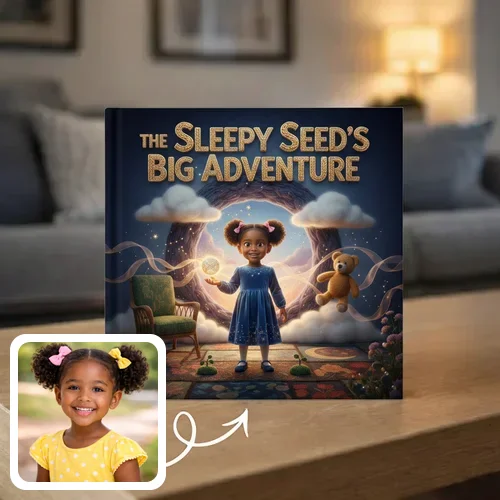 Personalized storybook - The Sleepy Seed's Big Adventure - Genie in a Book